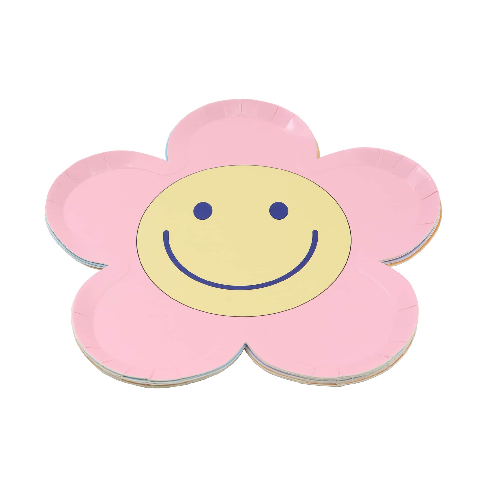24 Packs: 8 ct. (192 total) 7" Smiling Flower Dinner Plates by Celebrate It™